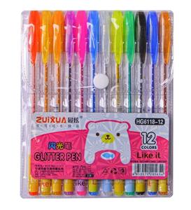 خودکار مدل اکلیلی شبرنگ بسته 12 عددی