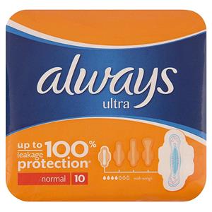 نوار بهداشتی الویز قطر نازک مدل نرمال پلاس Always Ultra Normal Plus Sanitary Pad