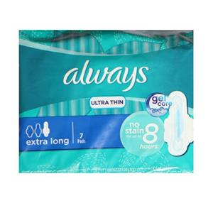 نوار بهداشتی الویز مدل Ultra Thin سایز Extra Long بسته ۷ عددی