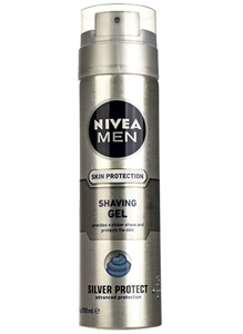 ژل اصلاح مردانه نیوآ مدل Silver Protect 200ml Nivea Silver Protect 200ml Shaving Gel