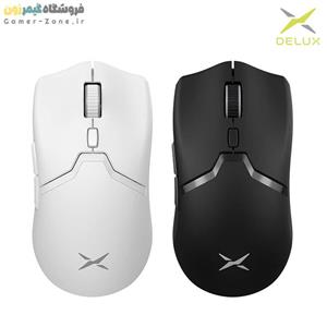 موس گیمینگ بی سیم حرفه ای دیلاکس مدل Delux M800 Pro Wireless Gaming Mouse