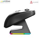 موس گیمینگ بی سیم حرفه ای ایجز همراه با داک شارژ مدل Ajazz AJ219 Ultra Lightwieght Wireless Gaming MouseCharging Dock