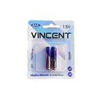 باتری  نیم قلمی  آلکالاین آلتیمیت جفتی vincent (وینسنت) 1.5 V