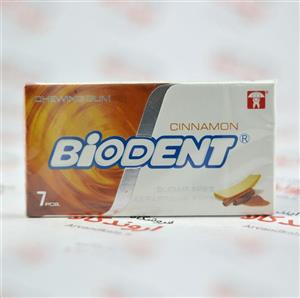 آدامس مینی استیک بدون شکر با طعم دارچین بایودنت Biodent Cinnamon Sugar Free Chewing Gum 