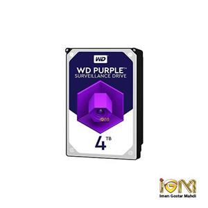 هارد اینترنال 4ترابایت WD مدل PURPLE WD40PURX