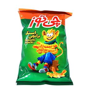 اسنک برانچی با پنیر فرآورده حجیم شده بلغور ذرت چی توز 50 گرمی
