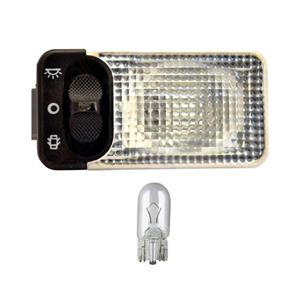 چراغ سقف خودرو مدل LAM-206-301013 مناسب برای پژو 206 به همراه لامپ مجموعه 2 عددی