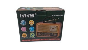 رادیو اسپیکر آنتیک NNS مدل NS-8898BT