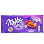 شکلات فندق و کرنبری میلکا – milka