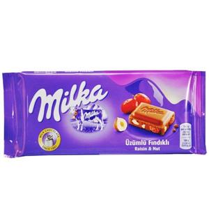 شکلات فندق و کرنبری میلکا – milka
