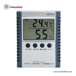 دماسنج و رطوبت سنج دیجیتالی مدل HC520