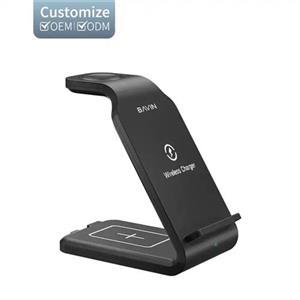 استند و شارژر وایرلس چندکاره باوین 15 وات Bavin PC055