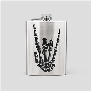 قمقمه کتابی جیبی طرح دست اسکلت کد Njd-129d8