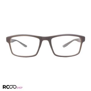 عینک مطالعه نمره  2.00 نزدیک بین با فریم طوسی مایل به بنفش و مخملی مدل XS5022