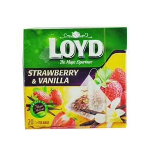 دمنوش گیاهی توت فرنگی و وانیل لوید – LOYD