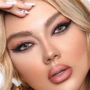 لنز چشم گلدن مود رنگ کریستالی شماره ۱ Golden Mood Lenses 3D Hydroclear Crystal (1)