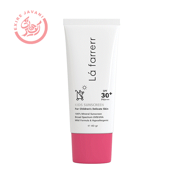 ضد آفتاب مینرال کودکان لافارر مناسب پوست حساس و ظریف کودکان دختر 40 میل – SPF30