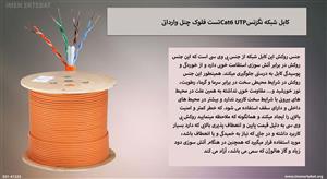 کابل شبکه نگزنس Cat6 UTP تست فلوک چنل وارداتی 