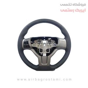 مجموعه غربیلک فرمان  ایربگدار شاهین همراه با روکش چرم