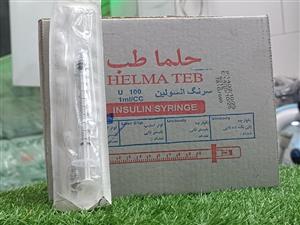 سرنگ انسولین حلما لوئر لاک یک میلی لیتر