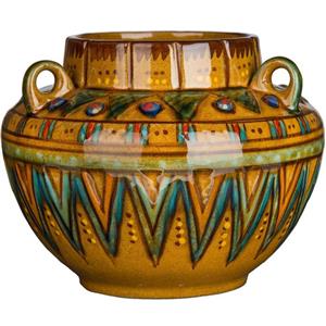 گلدان سفالی گالری دریا مدل سه دسته Darya Gallery Three Handled Clay and Ceramic Vase