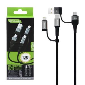 کابل شارژ PD و فست Storia 4 in 1 مدل ST-DC03
