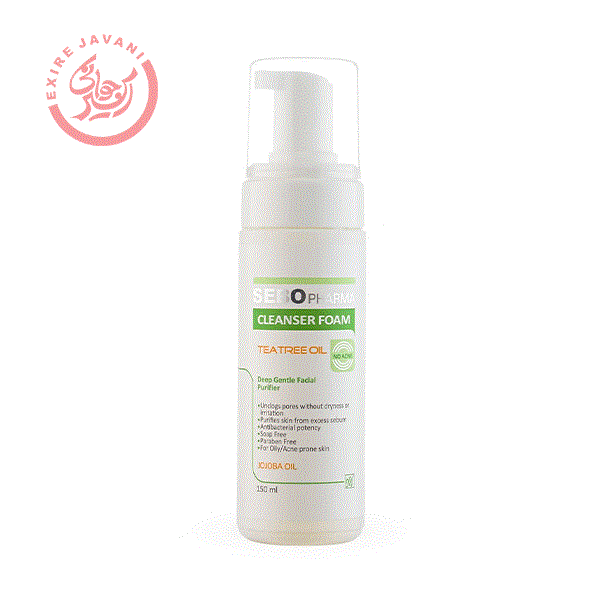 فوم پاک کننده سبو فارما مای فارما حاوی عصاره درخت چای و روغن جوجوبا 150 میل