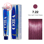 رنگ مو اکیا شماره 7.22 (Very Light Violet Grape) 100میل