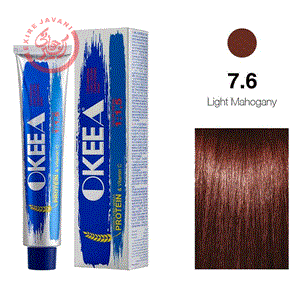 رنگ مو اکیا شماره 7.6 (Light Mahogany) 100 میل