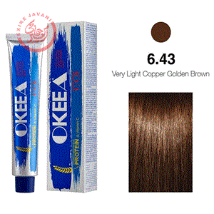 رنگ مو اکیا شماره 6.43 (Very Light Copper Golden Brown) 100 میل