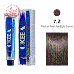 رنگ مو اکیا شماره Medium Pearl Ash Light Blonde 7.Z