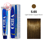 رنگ مو اکیا شماره 5.65 (Light Golden Copper Brown) 100 میل 