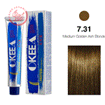 رنگ مو اکیا شماره 7.31 (Medium Golden Ash Blonde) 100 میل 