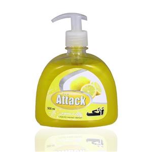 مایع دستشویی اتک مدل Lemon حجم 500 میلی لیتر Attack Handwashing Liquid 500ml 