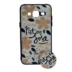 کاور کد 3528 مناسب برای گوشی موبایل سامسونگ J5 2015 به همراه پایه نگهدارنده