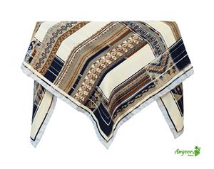 روسری نخی کشمیر پاییزه طرح سنتی کد 1108 –  