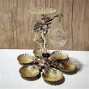 هفت سین طرح فرشته بالدار ایستاده، شکیل و خاص از جنس برنز درجه یک