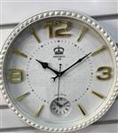 ساعت دیواری امپریال مدل110 دو زمانه رنگ سفید