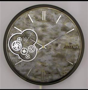 ساعت دیواری آرتمیس 2040 تیتانیوم سیلور