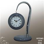 ساعت رومیزی آرتمیس مدل 1010 نقره ای طوسی