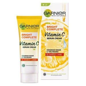 سرم کرم روشن کننده ویتامین سی گارنیر 40 میل Garnier Bright Complete Vitamin C Serum Cream UV, 40ml 