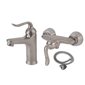 ست شیرآلات کسری مدل رابین مجموعه 3 عددی کروم مات