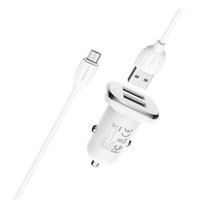 شارژر فندکی بروفون مدل BZ12 به همراه کابل میکرو