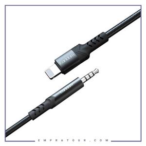 کابل تبدیل جک 3.5میلی‌متری به لایتنینگ ارلدم  Earldom Lightning To 3.5mm Aux Cable AUX39 