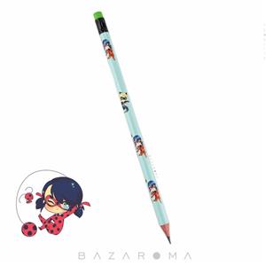 مداد پرودون طرح دختر کفشدوزکی سبز