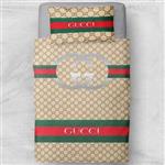 طرح گوچی Gucci- ست لحاف یکنفره سه تکه رزین تاژ برند پرکا