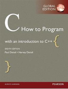 قیمت و خرید C How to Program Global Edition کتاب