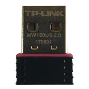 کارت شبکه USB بی‌ سیم N150 Nano تی پی-لینک مدل TP802US TP-LINK TP802US Wireless N150 Nano USB Network Adapter