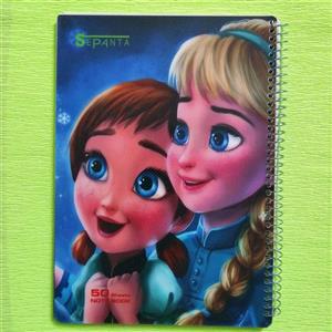 دفتر مشق 50 برگ سپنتا طرح فروزن