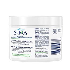 کرم آبرسان کلاژن الاستین سینت ایوز 283 گرم St. Ives Renewing 